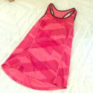 Nike pink dri fit tank top